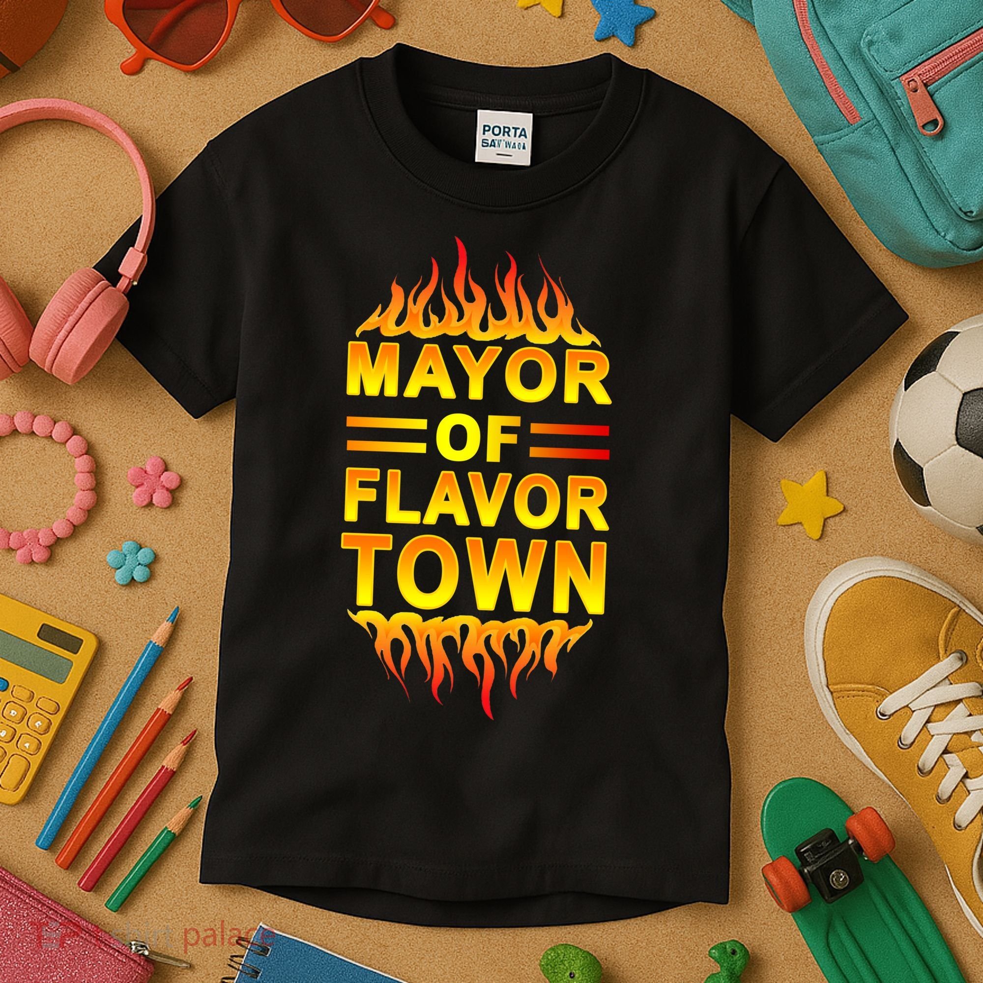 Mayor Of Flavor Town Kids T-Shirt