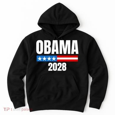Michelle Obama For President Obama 2028 Hoodie
