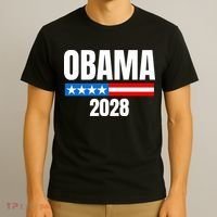 Michelle Obama For President Obama 2028 T-Shirt thumb 3