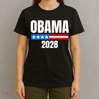 Michelle Obama For President Obama 2028 T-Shirt thumb 4