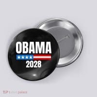 Michelle Obama For President Obama 2028 Button thumb 0