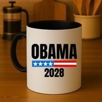 Michelle Obama For President Obama 2028 Coffee Mug thumb 4