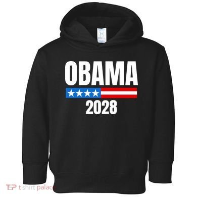 Michelle Obama For President Obama 2028 Toddler Hoodie