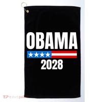 Michelle Obama For President Obama 2028 Golf Towel thumb 0