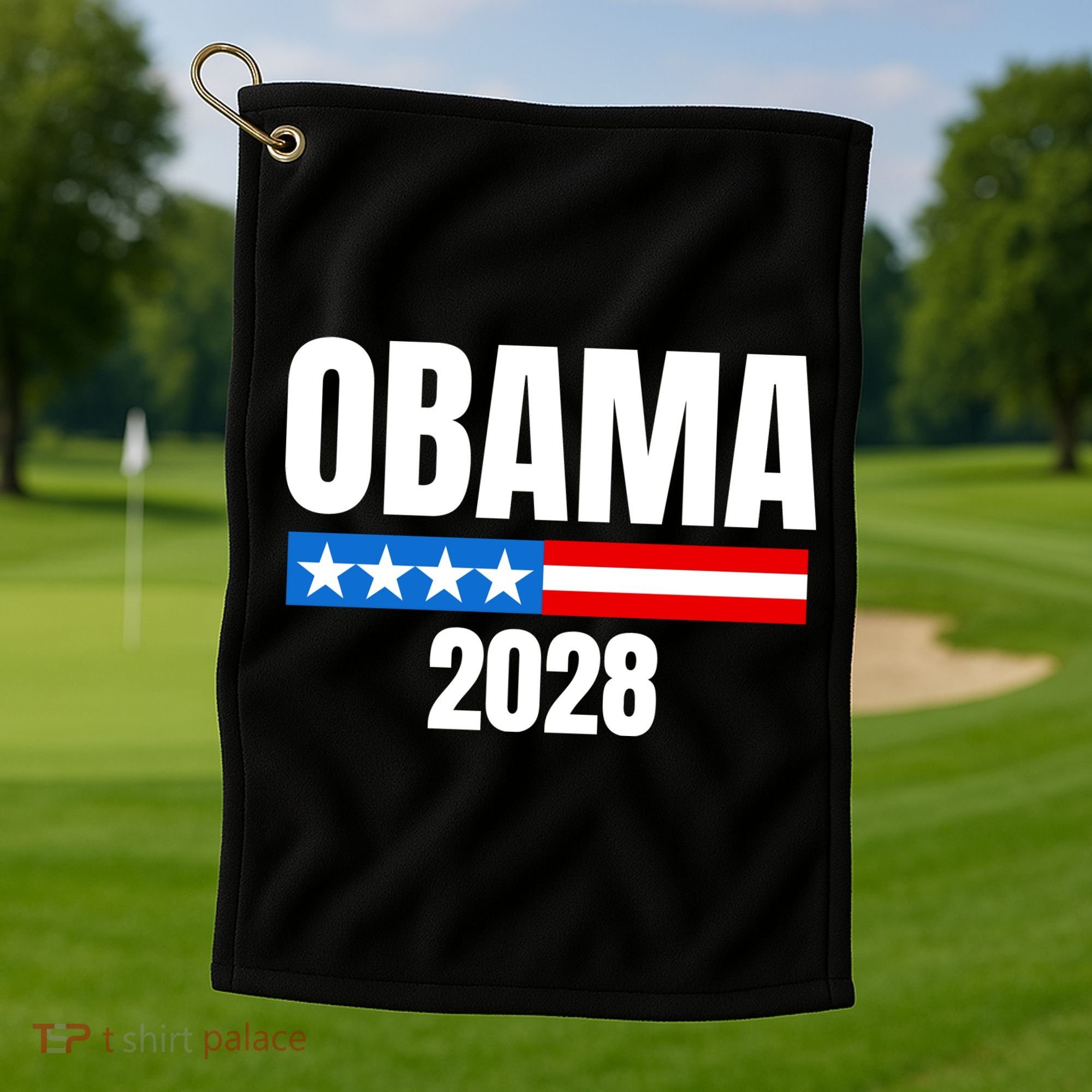Michelle Obama For President Obama 2028 Golf Towel