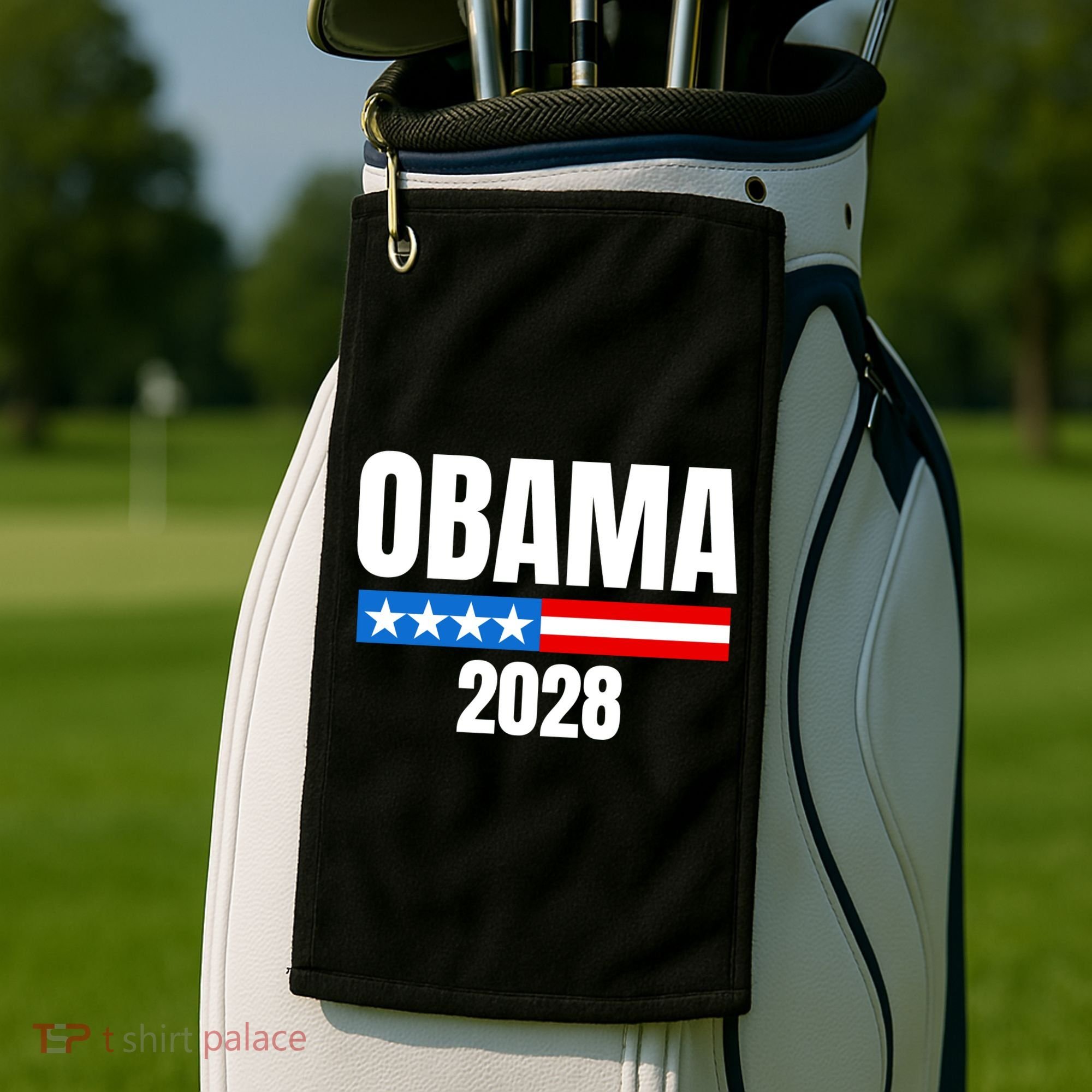 Michelle Obama For President Obama 2028 Golf Towel