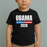 Michelle Obama For President Obama 2028 Toddler T-Shirt thumb 2