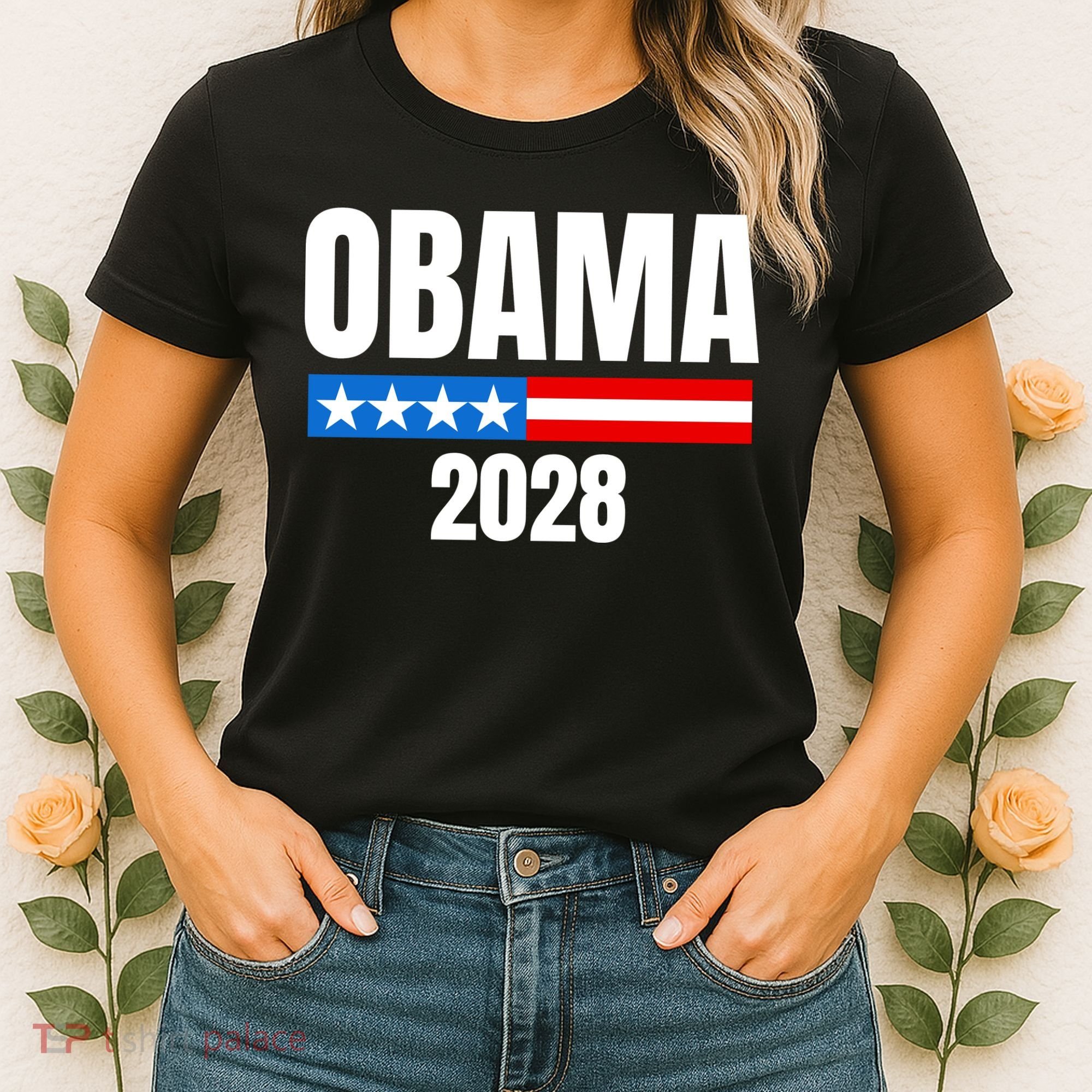 Michelle Obama For President Obama 2028 Women's T-Shirt