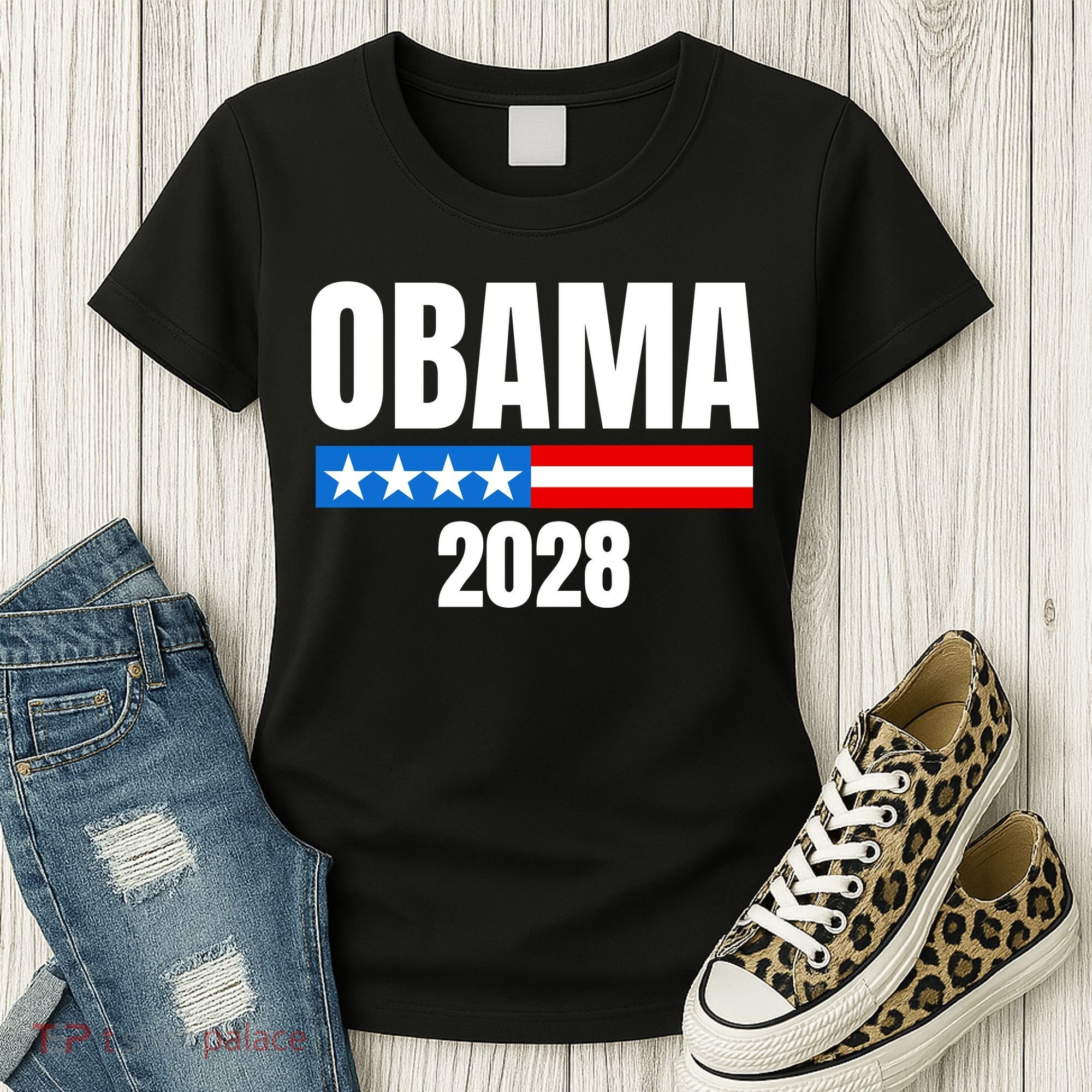 Michelle Obama For President Obama 2028 Women's T-Shirt