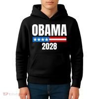 Michelle Obama For President Obama 2028 Kids Hoodie thumb 4