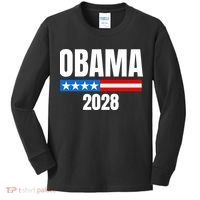 Michelle Obama For President Obama 2028 Kids Long Sleeve Shirt thumb 0