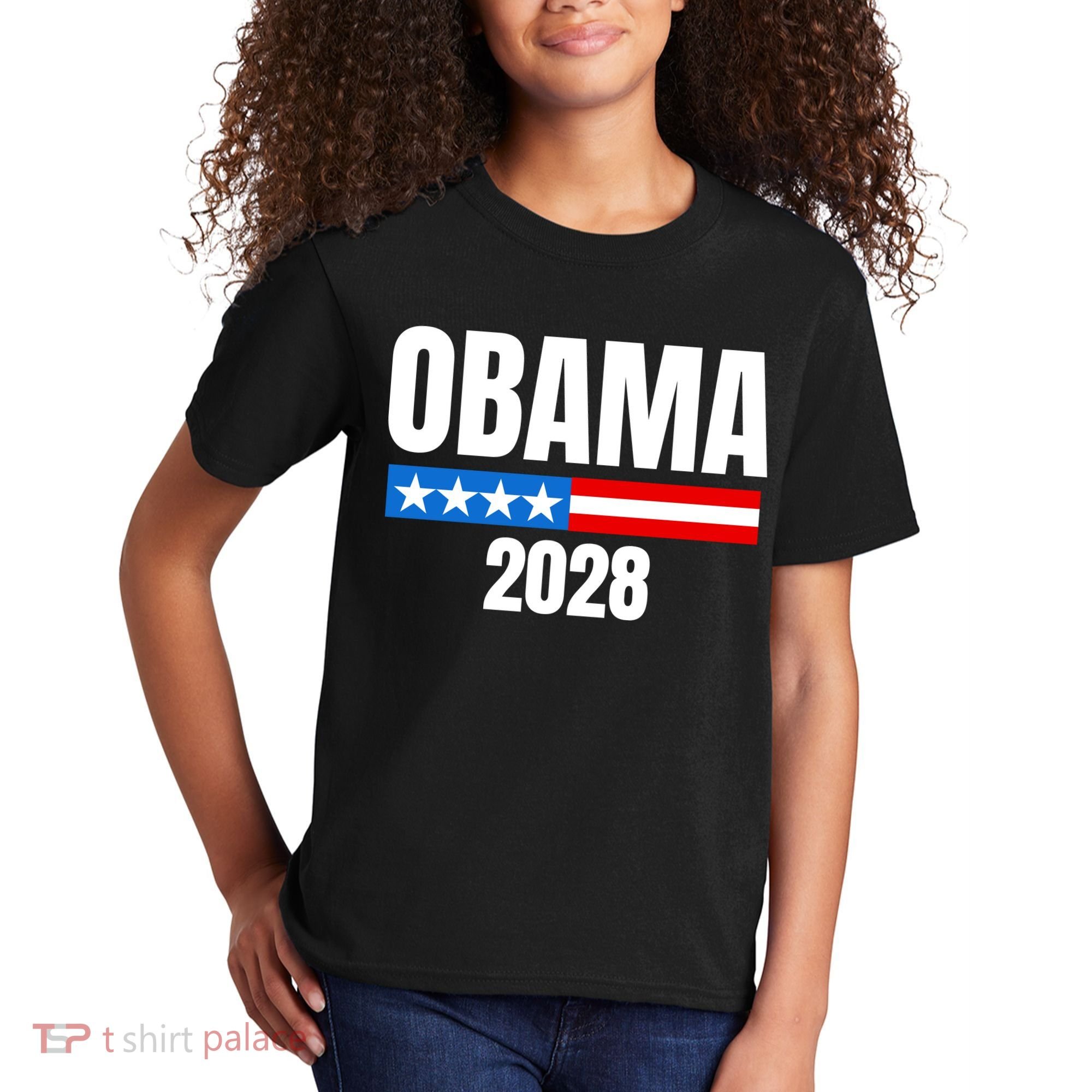 Michelle Obama For President Obama 2028 Kids T-Shirt