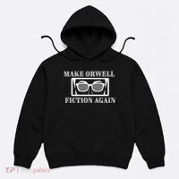 Make Orwell Fiction Again Hoodie thumb 0