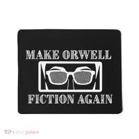 Make Orwell Fiction Again Mousepad thumb 0