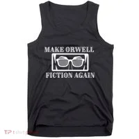 Make Orwell Fiction Again Tank Top thumb 0