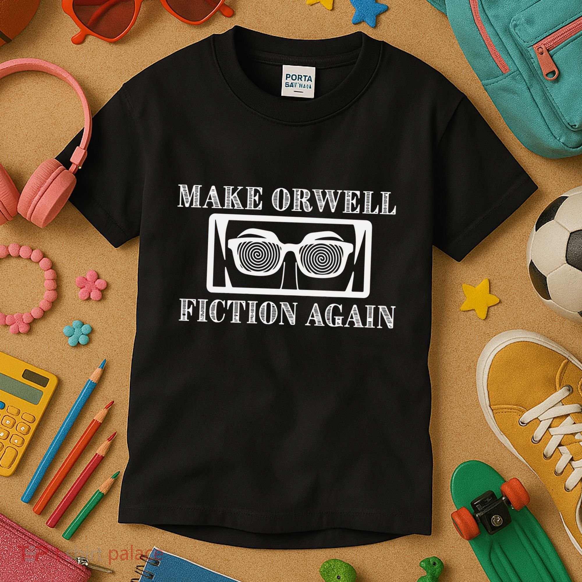 Make Orwell Fiction Again Kids T-Shirt