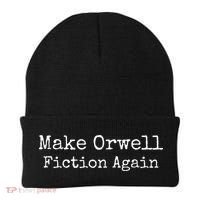 Make Orwell Fiction Again Beanie thumb 0
