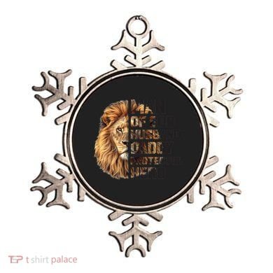 Man Of God Husband Daddy Protector Hero Dad Lion Father's Day Ornament