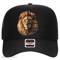 Man Of God Husband Daddy Protector Hero Dad Lion Father's Day Hat thumb 0