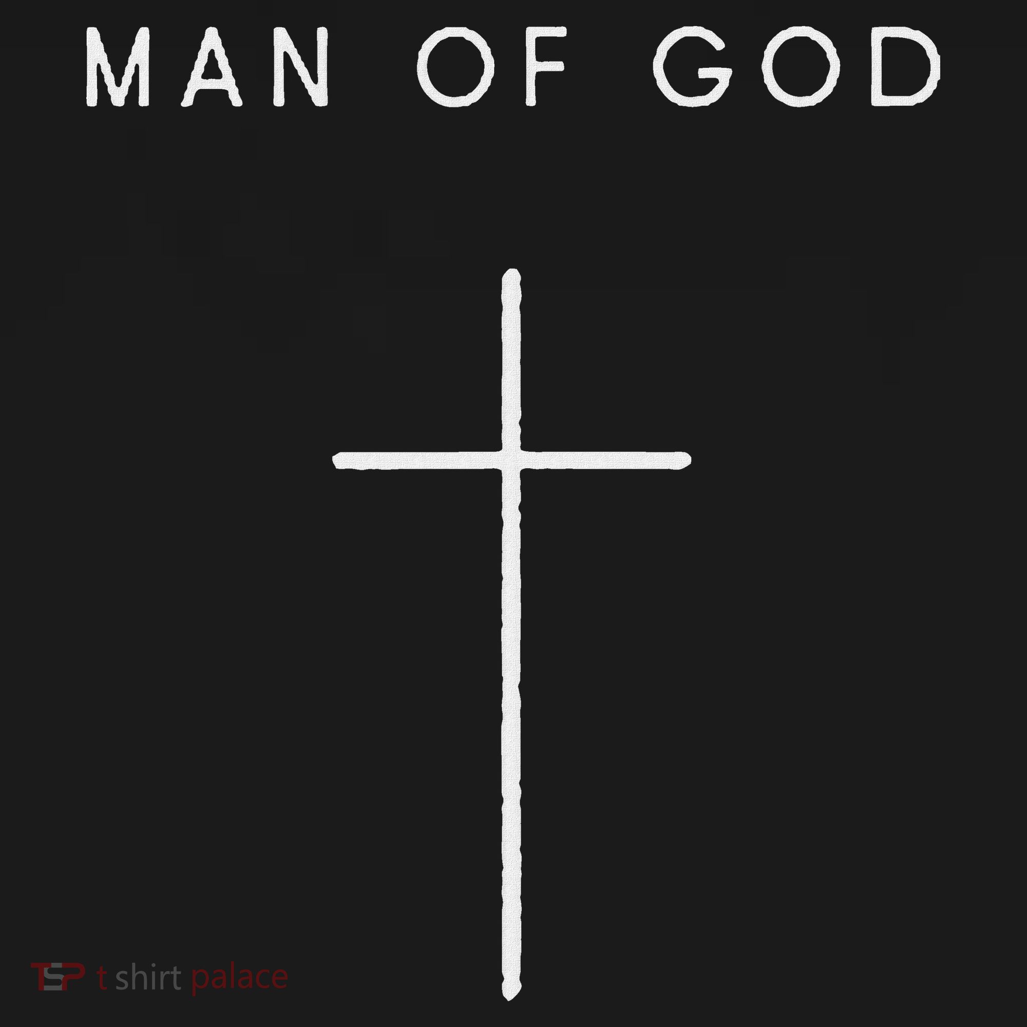 Man Of God Cross Minimalist Christian Religious Jesus Kids T-Shirt