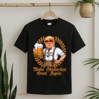 Make Oktoberfest Great Again Beerfest Wurstfest Funny T-Shirt thumb 2