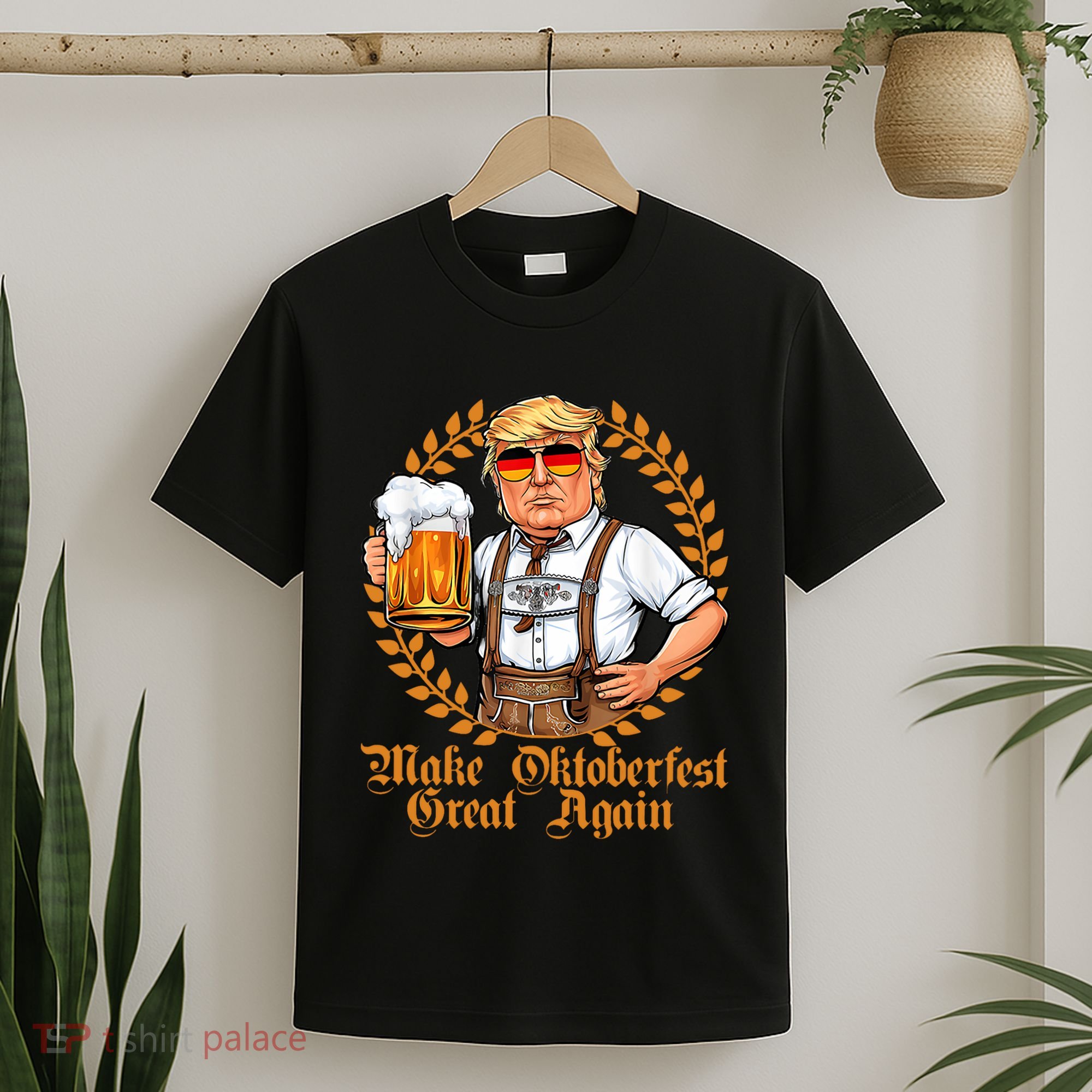 Make Oktoberfest Great Again Beerfest Wurstfest Funny T-Shirt