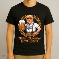 Make Oktoberfest Great Again Beerfest Wurstfest Funny T-Shirt thumb 3