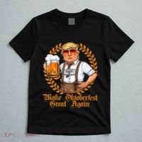 Make Oktoberfest Great Again Beerfest Wurstfest Funny T-Shirt thumb 5