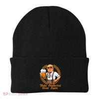 Make Oktoberfest Great Again Beerfest Wurstfest Funny Beanie thumb 0
