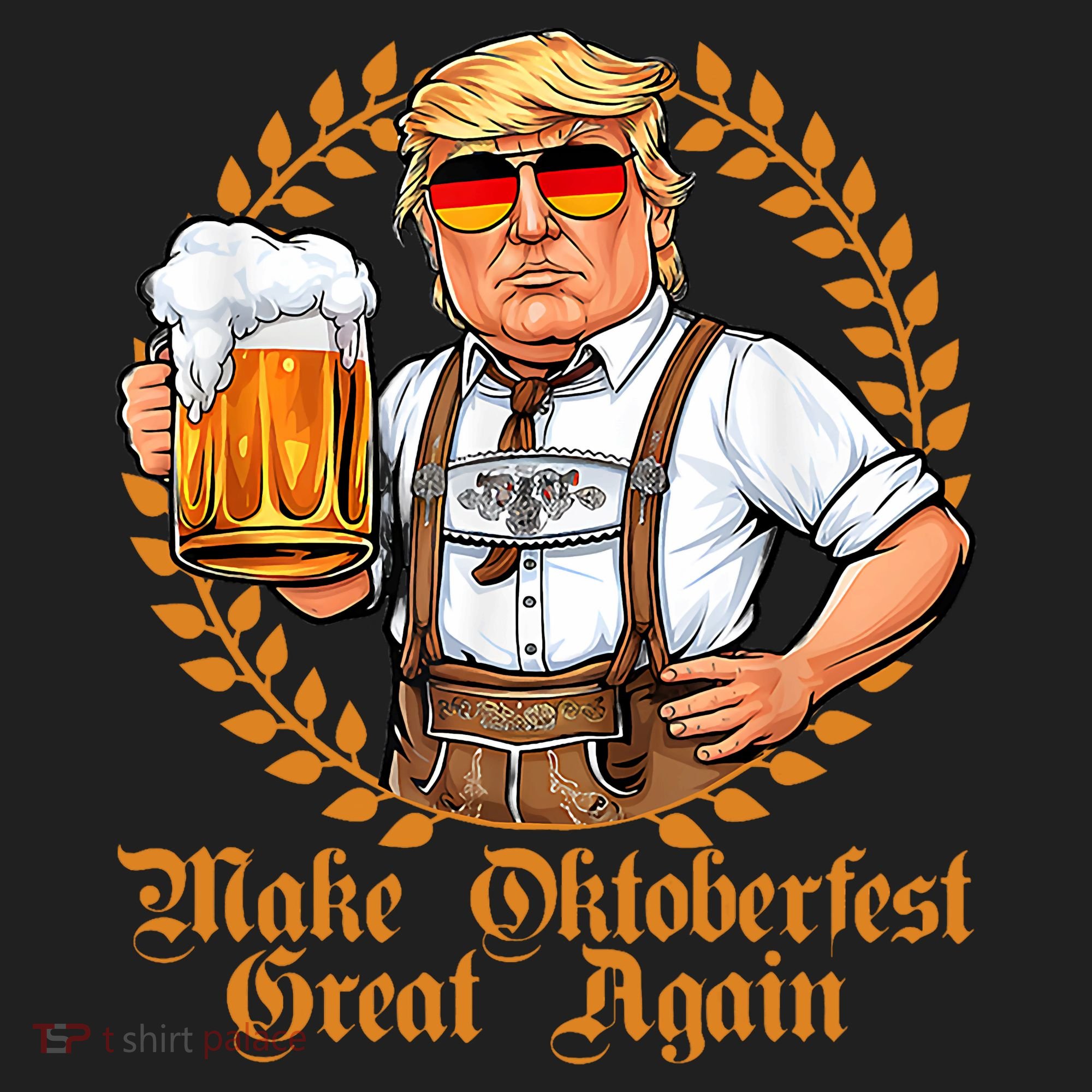 Make Oktoberfest Great Again Beerfest Wurstfest Funny Beanie