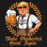 Make Oktoberfest Great Again Beerfest Wurstfest Funny Pajama Set thumb 2