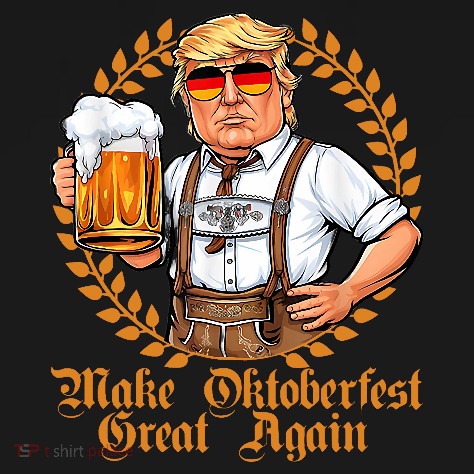 Make Oktoberfest Great Again Beerfest Wurstfest Funny Pajama Set