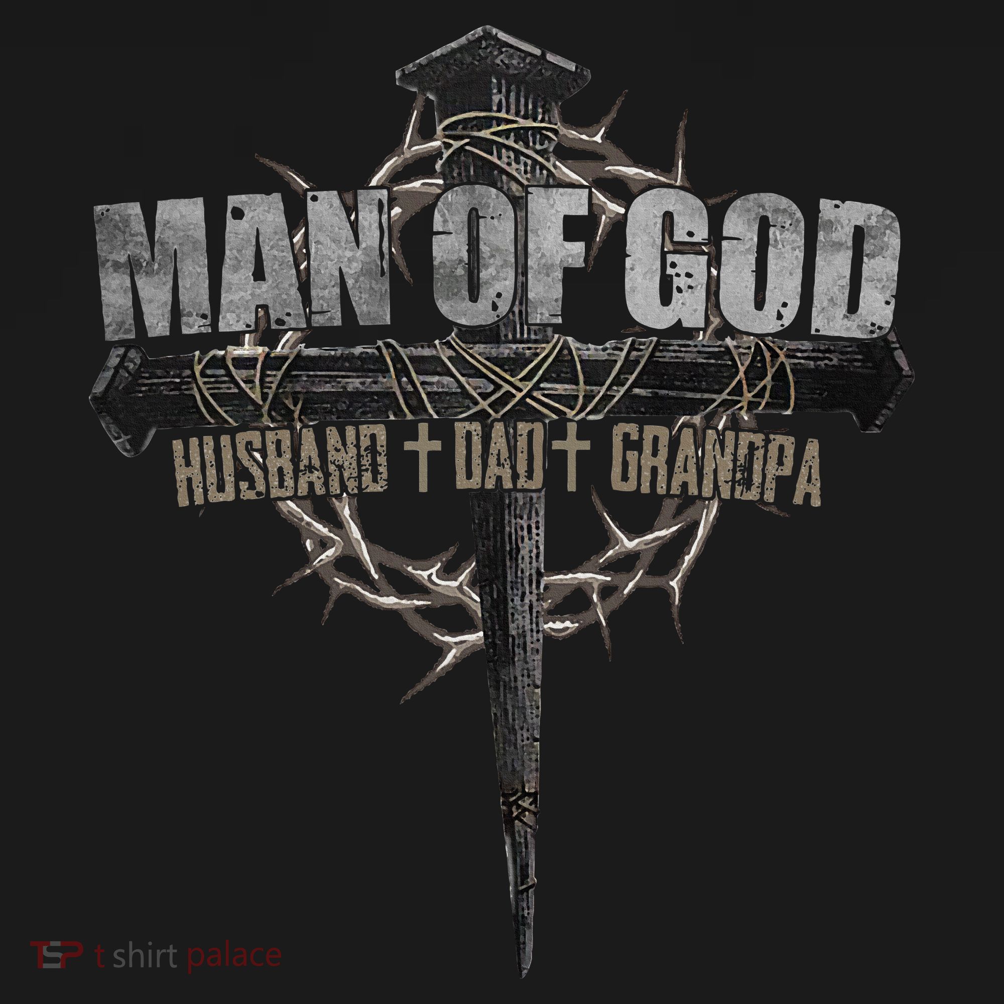 Man Of God Husband Dad Grandpa Women's Tank Top