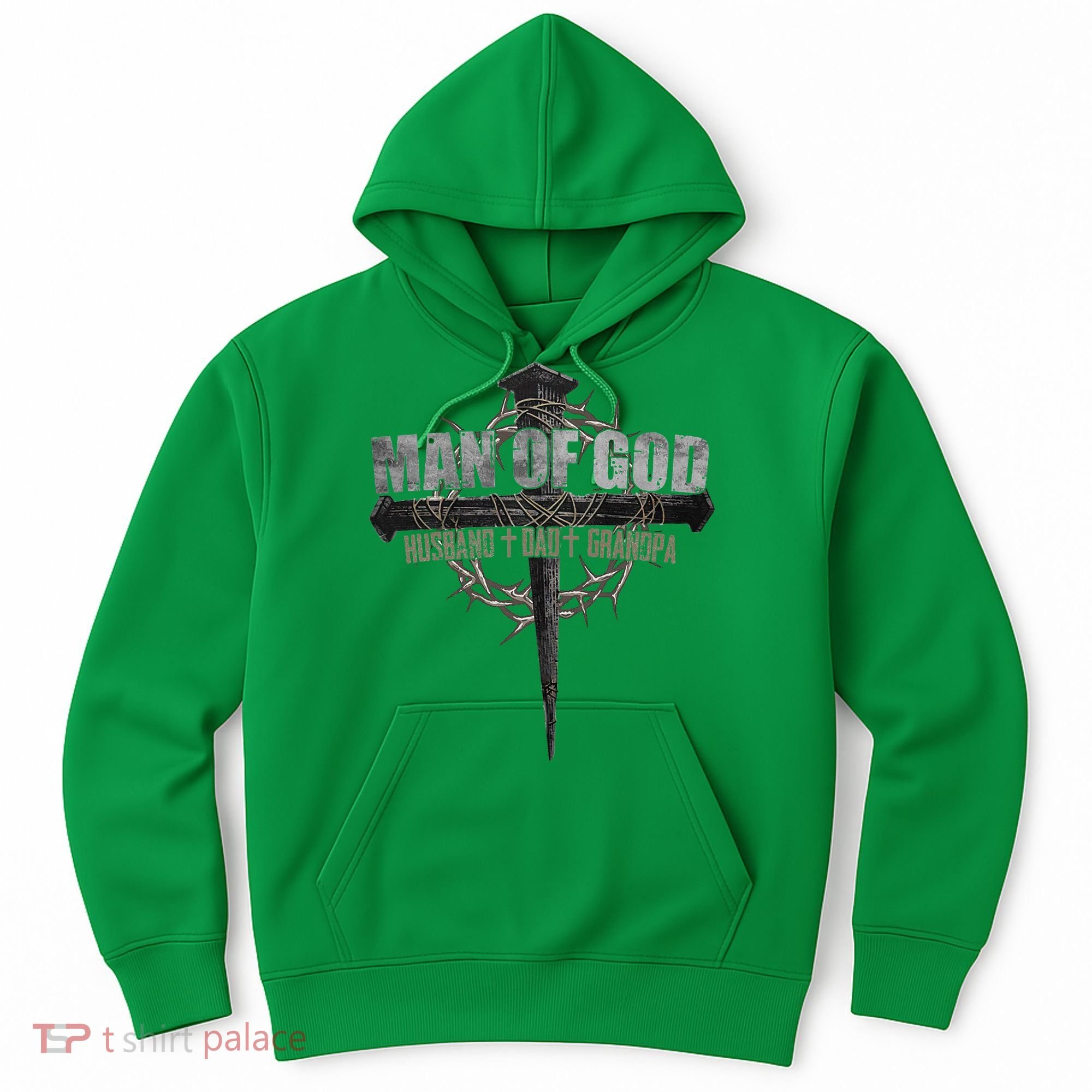 Man Of God Husband Dad Grandpa Hoodie