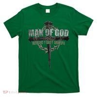 Man Of God Husband Dad Grandpa T-Shirt thumb 0