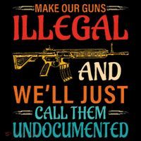 Make Our Guns Illegal And WeLl Just Call Them Undocumented Bucket Hat thumb 4