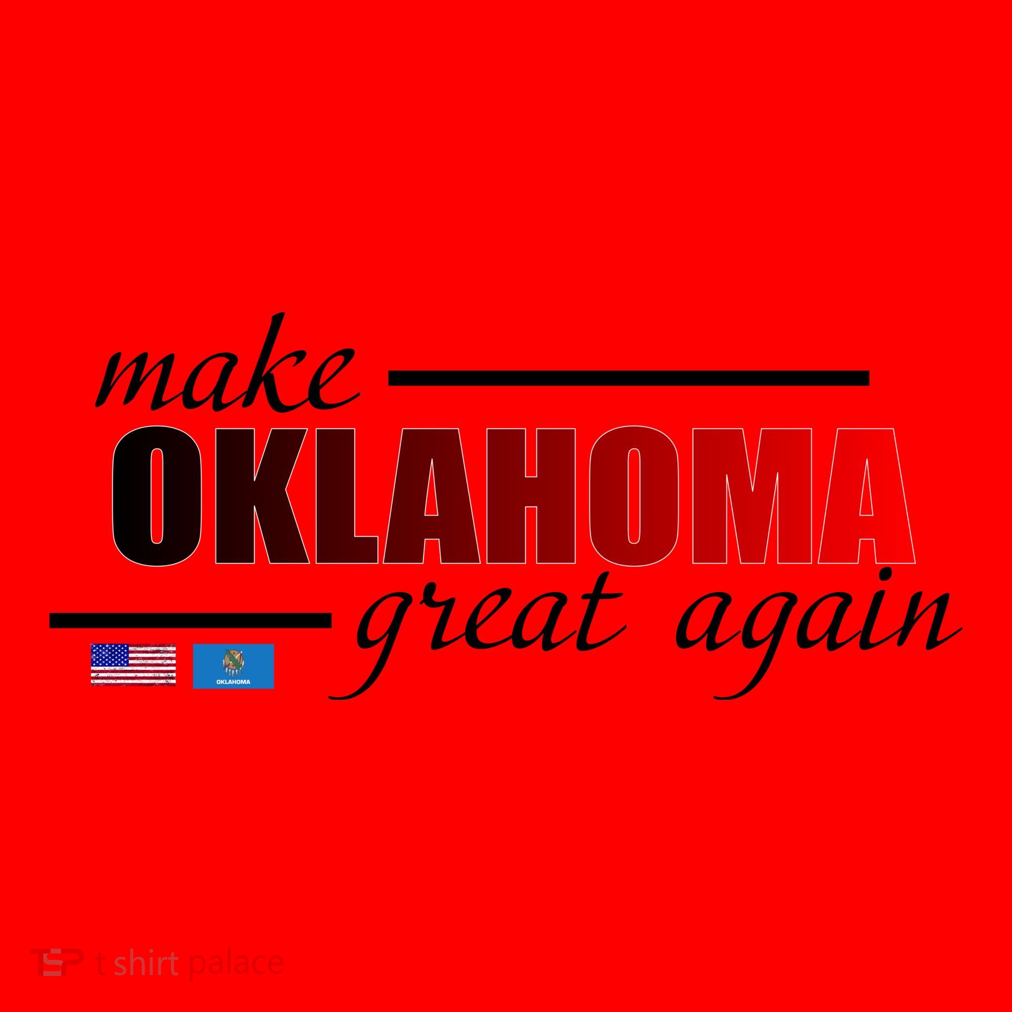 Make Oklahoma Great Again Santa Hat