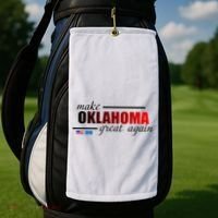 Make Oklahoma Great Again Golf Towel thumb 2