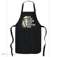 Man Of God Husband Daddy Protector Hero Lion Apron thumb 0