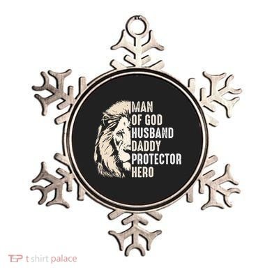 Man Of God Husband Daddy Protector Hero Lion Ornament