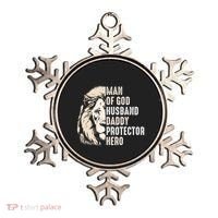 Man Of God Husband Daddy Protector Hero Lion Ornament thumb 0