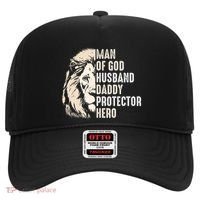Man Of God Husband Daddy Protector Hero Lion Hat thumb 0
