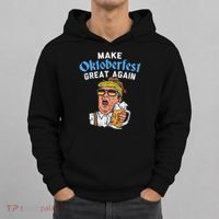 Make Oktoberfest Great Again Funny Trump Drink Beer Mug Gift Hoodie thumb 0
