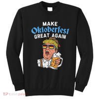 Make Oktoberfest Great Again Funny Trump Drink Beer Mug Gift Sweatshirt thumb 0