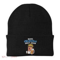 Make Oktoberfest Great Again Funny Trump Drink Beer Mug Gift Beanie thumb 0