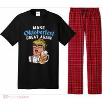 Make Oktoberfest Great Again Funny Trump Drink Beer Mug Gift Pajama Set thumb 0