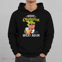 Make Oktoberfest Great Again Funny Trump Drink Beer Mug Gift Hoodie thumb 0
