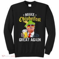 Make Oktoberfest Great Again Funny Trump Drink Beer Mug Gift Sweatshirt thumb 0