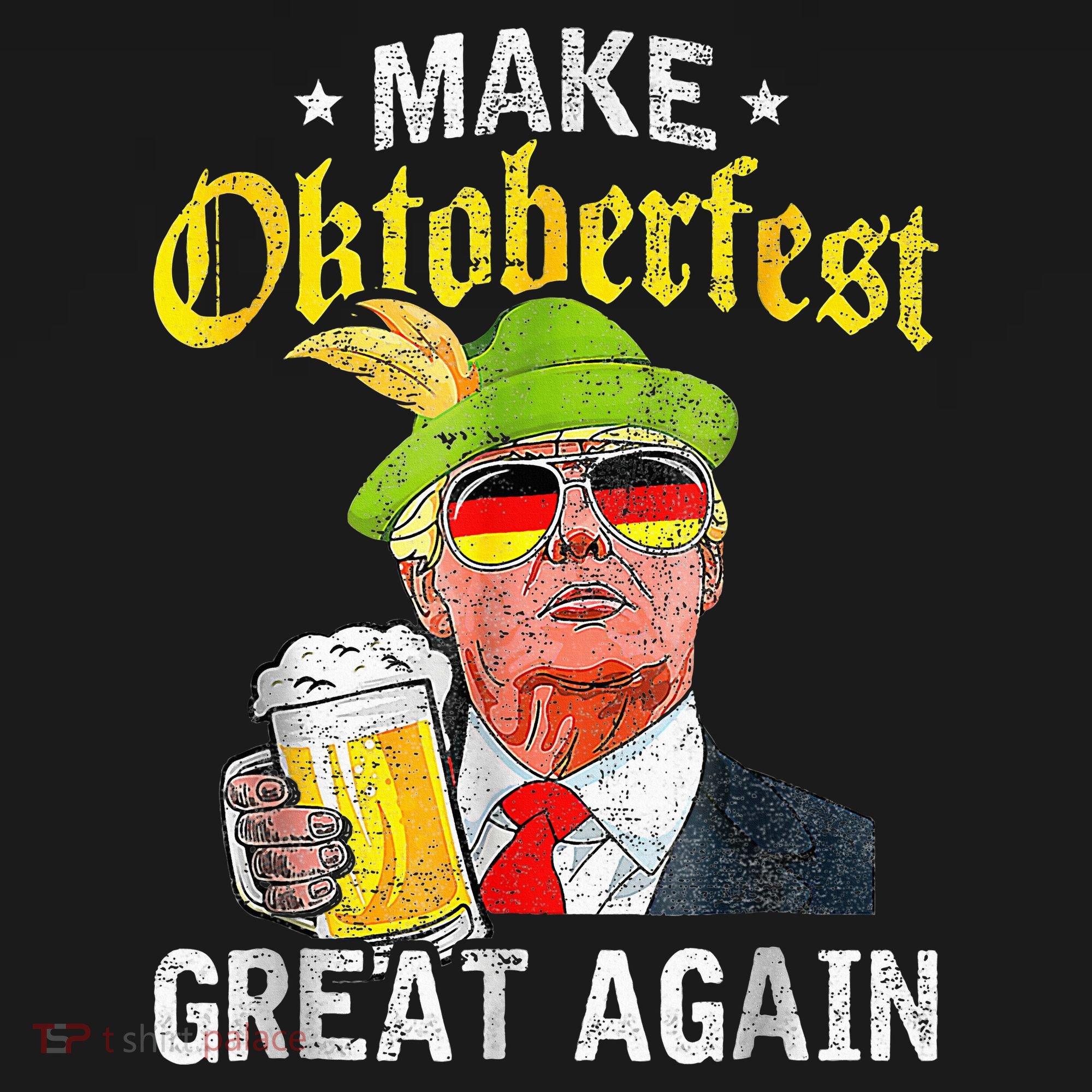 Make Oktoberfest Great Again Funny Trump Drink Beer Mug Gift Sweatshirt