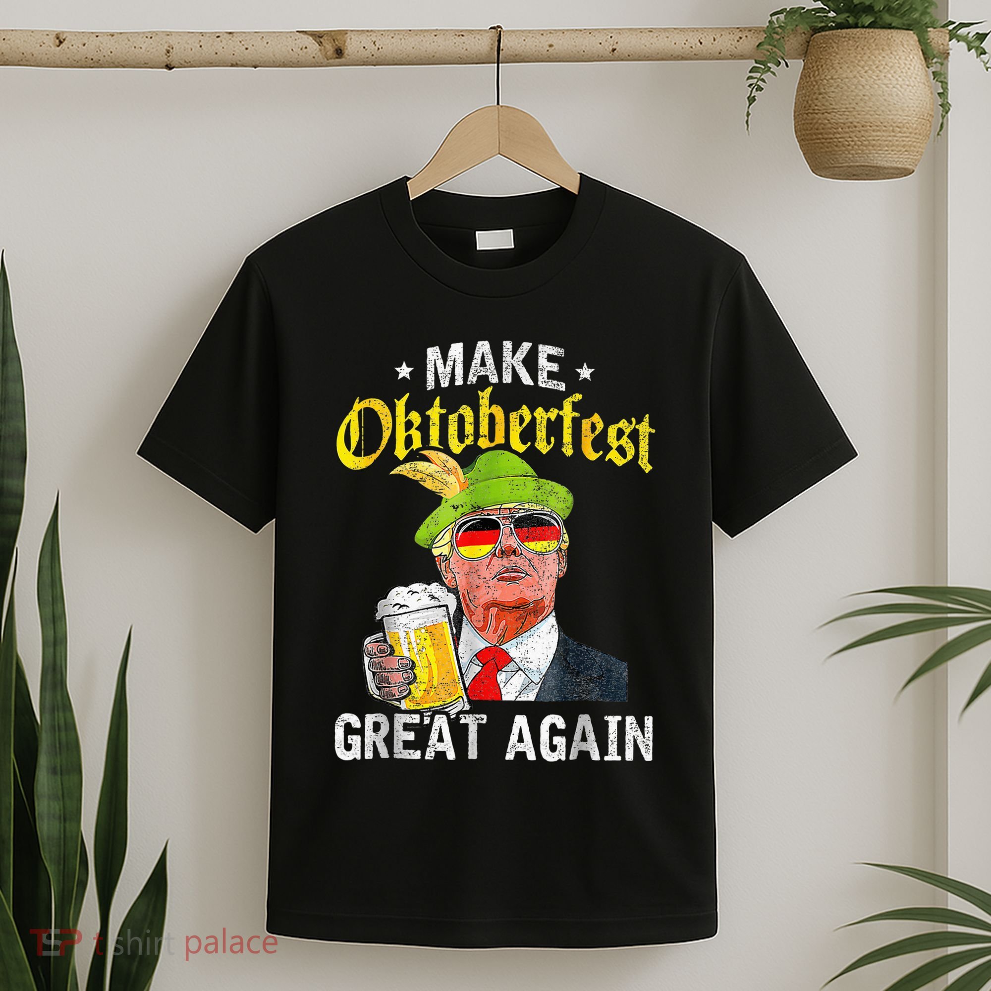 Make Oktoberfest Great Again Funny Trump Drink Beer Mug Gift T-Shirt